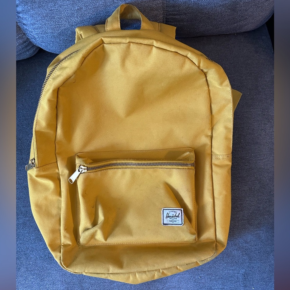 Yellow Herschel backpack